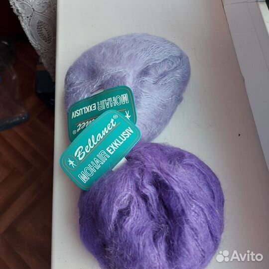 Пряжа для вязания мохер