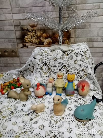 Резиновые игрушки.СССР. 