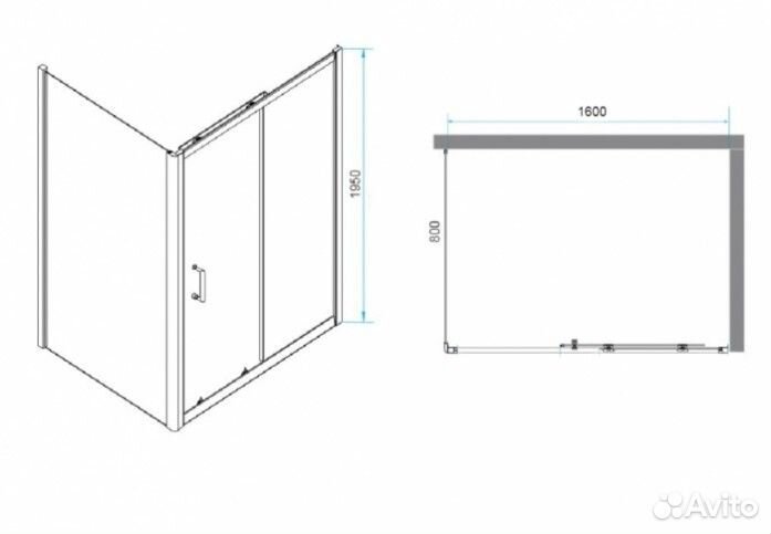 Душевой уголок RGW Passage PA-74-1 160x80