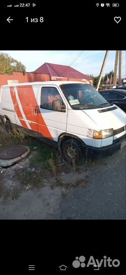 Volkswagen Transporter 1.9 МТ, 1993, 250 000 км