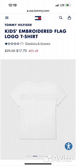 Tommy hilfiger футболка