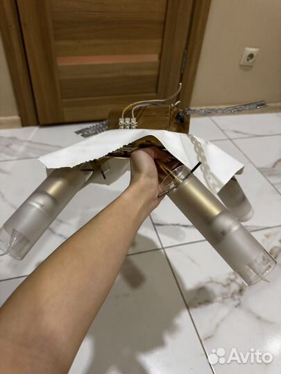 Люстра 5 рожков бу