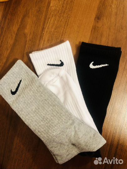 Носки Nike высокие Микс 3 в 1