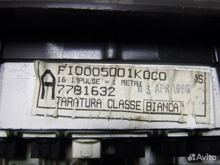 Панель приборов fiat Bravo