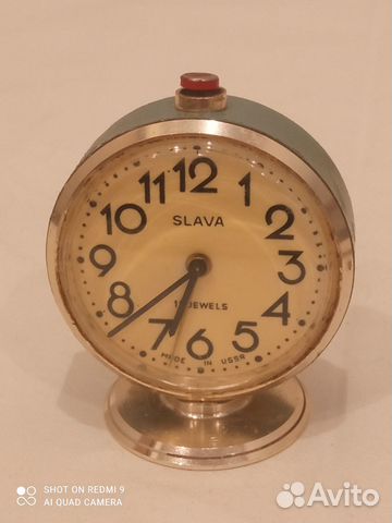 Будильник Слава СССР механика