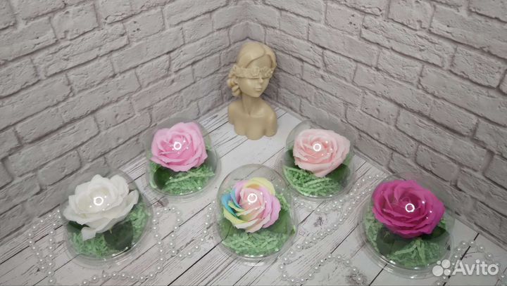 Роза в колбе