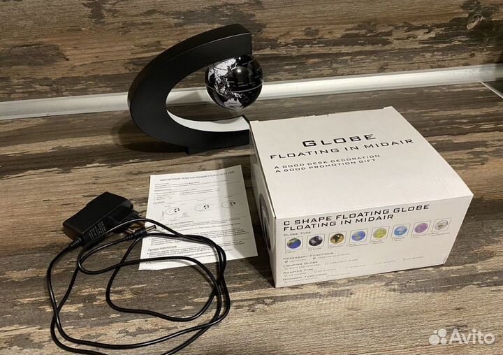 Левитирующий глобус с подсветкой