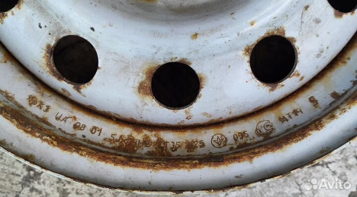 Штампованный стальной диск крк3 UA