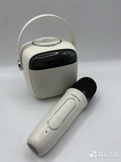 Bluetooth колонка с микрофоном Borofone Bp15 White