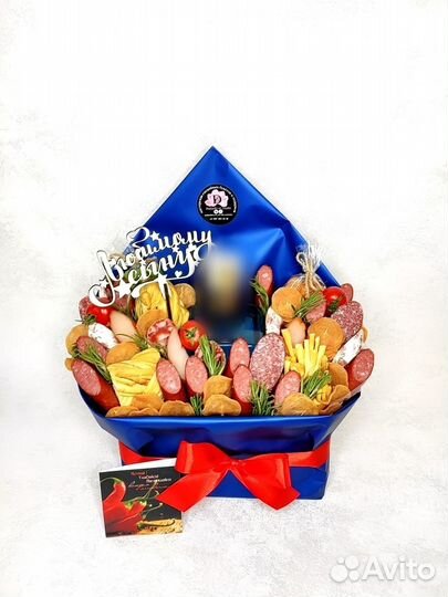 Мужской букет. Съедобный букет