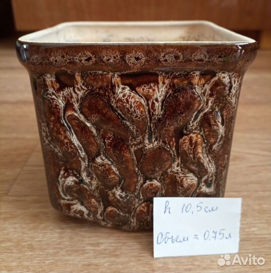 Кашпо для цветов керамика