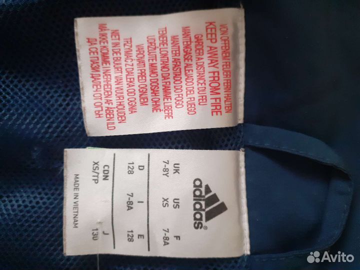Спортивная кофта adidas детская
