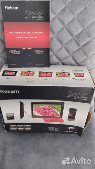 Цифровая фоторамка rekam новая