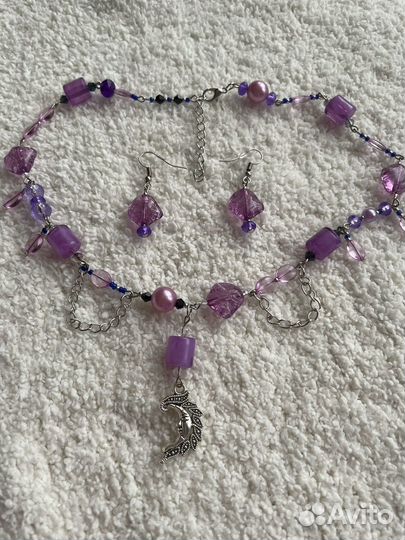 Чокер и серьги