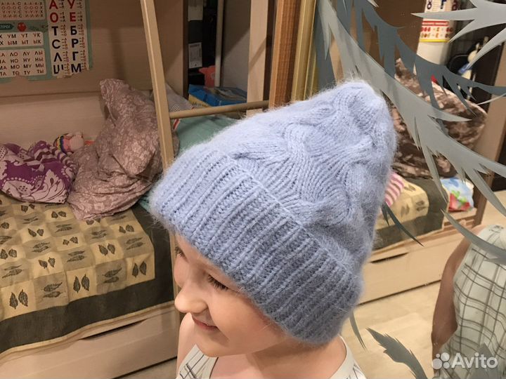 Шапка женская пух норки