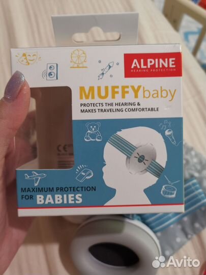 Детские противошумные наушники alpine muffy baby