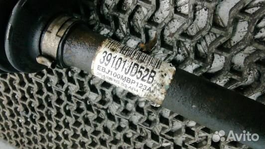 Привод передний левый nissan qashqai J10 +2 (3UK12