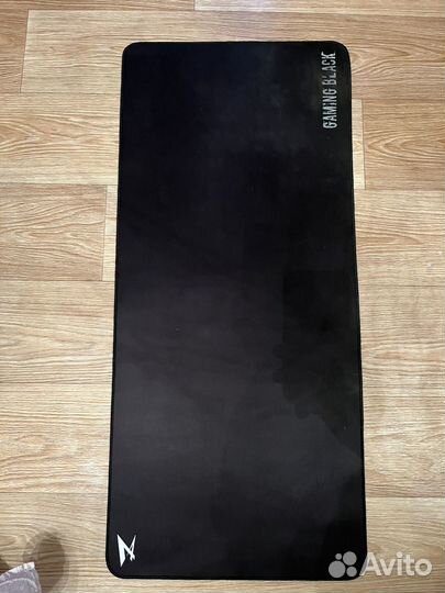 Коврик для мыши и клавиатуры большой gaming black