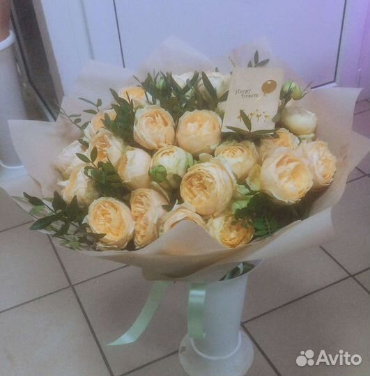 Пионовидные розы.Букет