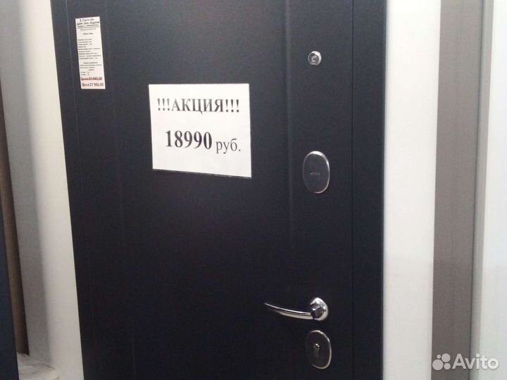Дверь металлическая с зеркалом