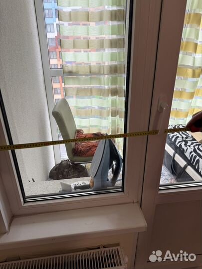 Балконная дверь с окном бу