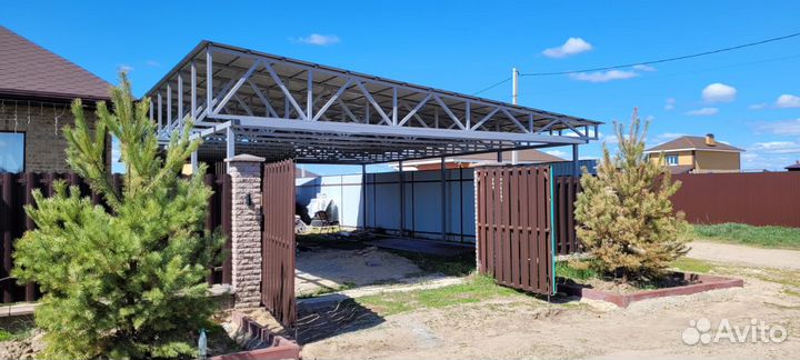 Изготовление навесов