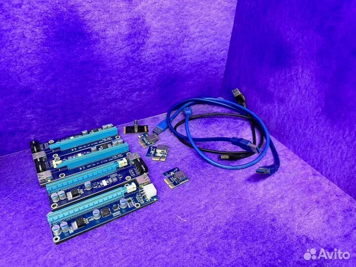 Райзер для видеокарт, комплект PCI/M2 опт/розница