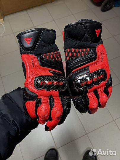 Перчатки dainese carbon 3 short gloves