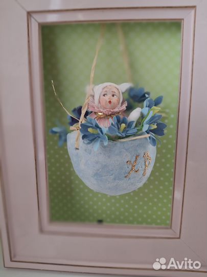 Пасхальный декор. Ватные игрушки