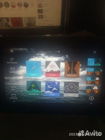 Эхолот lowrance elite 9 ti2 с датчиком + карты