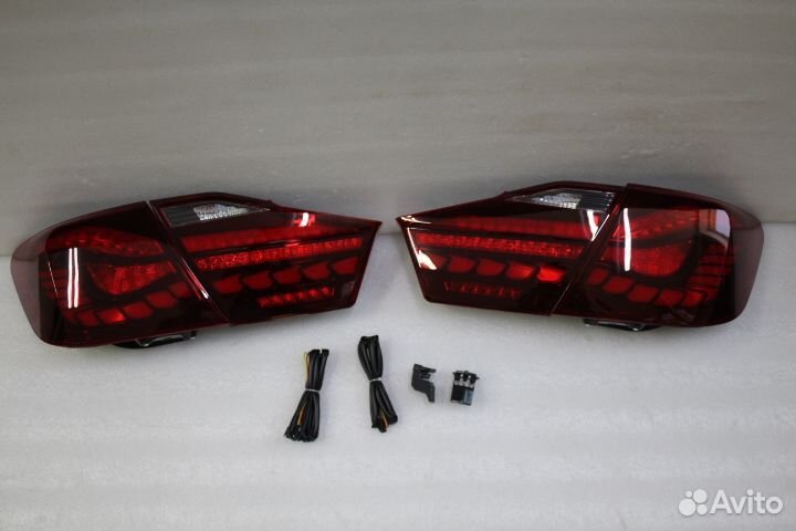 Camry 50 LED Стоп сигналы стиль BMW Красные A2XN4