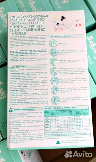 Смесь сухая молочная Беллакт Opti Active 1, 400 г