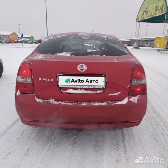 Nissan Primera 2.0 AT, 2004, 170 000 км