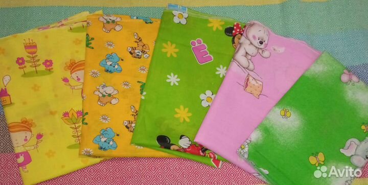 Пеленки детские новые (бязь, ситец, фланель)
