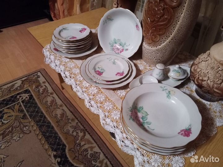 Сервиз столовый фарфор дулево на 4 персоны