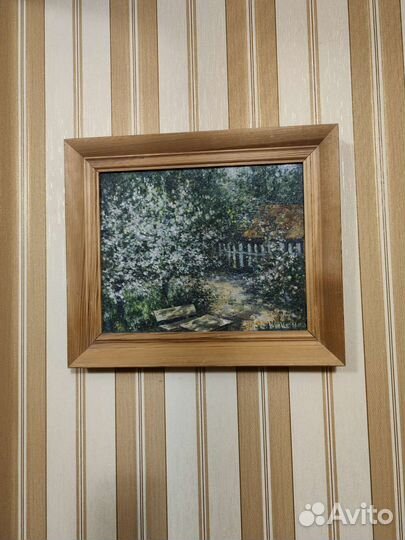 Картина маслом на холсте в раме