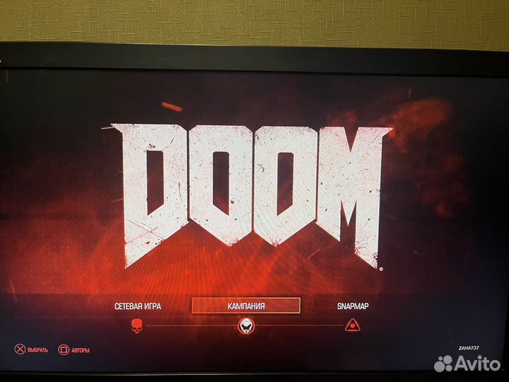 Диски на ps4 Doom