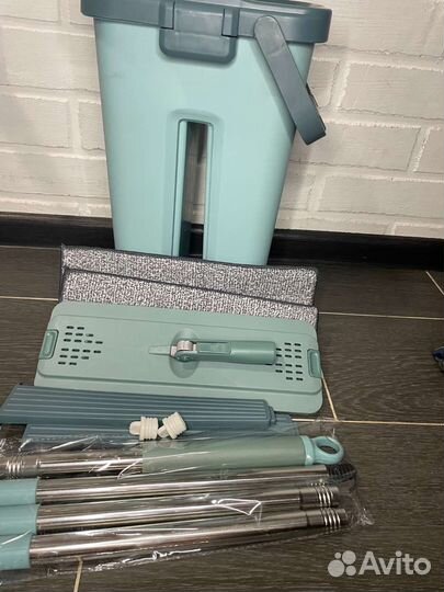 Швабра с ведром и отжимом 8литров