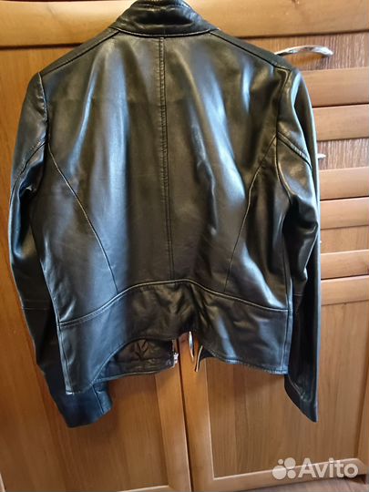 Кожаная куртка женская снежная королева