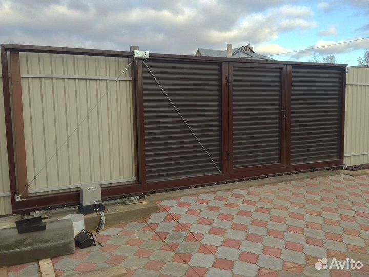 Откатные ворота Alutech ProTrend
