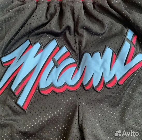 Шорты nike nba miami heat