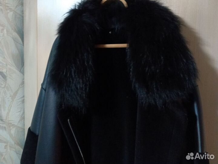 Дубленка авиатор женская зимняя