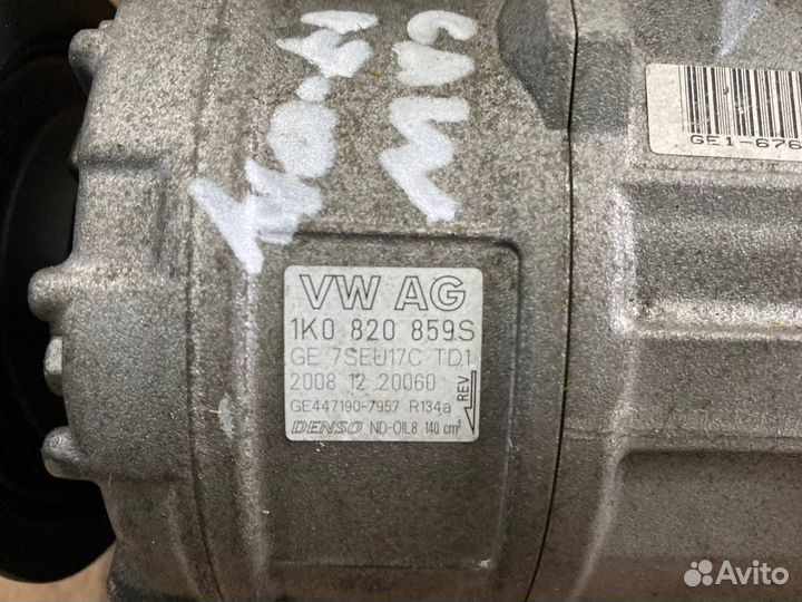 Компрессор кондиционера Volkswagen Tiguan 2008 1K0