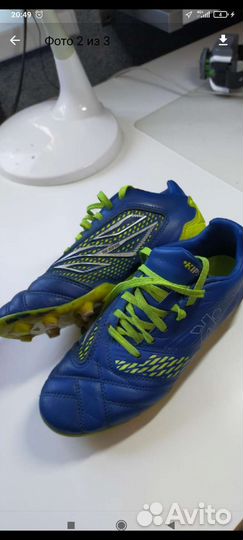 Бутсы шиповки 21,5