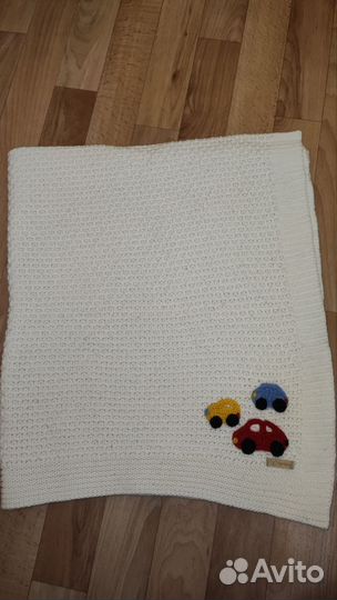 Плед детский вязаный