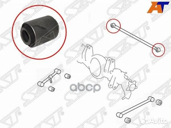 Сайлентблок заднего поперечного рычага (панара)