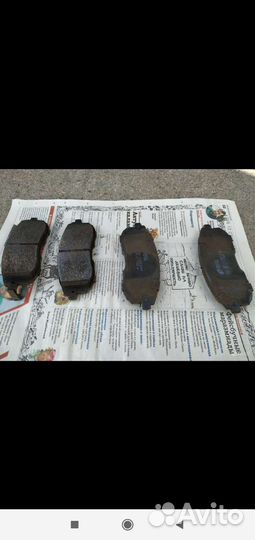 Колодки тормозные передние remsa на nissan tiida