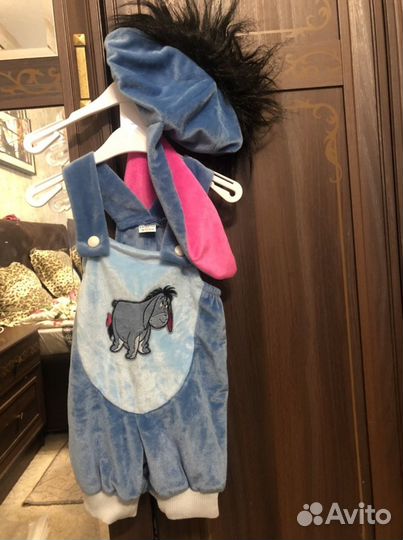 Новогодний костюм ушастика (ослика Иа)