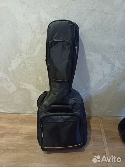 Классическая гитара yamaha c40 чёрная с чехлом