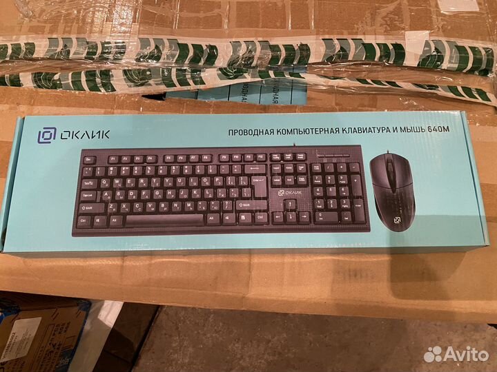 Комплект (клавиатура+мышь) Oklick 640M влагозащита